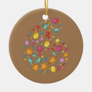 6 years old Birthday Party Fish Under The Sea Ceramic Tree Decoration