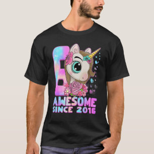 6 Years Old Unicorn Princess 6th Birthday Girl Uni T-Shirt