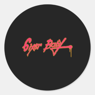 6ixer Ba  Classic Round Sticker