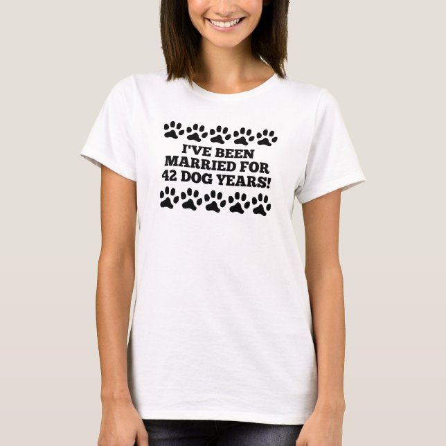6th Anniversary Dog Years T-Shirt (Front)