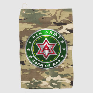 6th ARMY Golf Towel