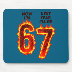 6th birthday boys girls 6 7 6 next year be 7 mouse pad