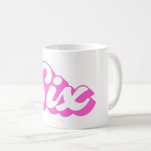 6th Birthday Retro Girl Coffee Mug