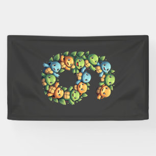 6th Birthday Sea Turtle Tortoise Theme Party 6 Yea Banner