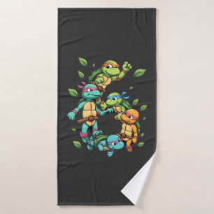 6th Birthday Sea Turtle Tortoise Theme Party 6 Yea Bath Towel