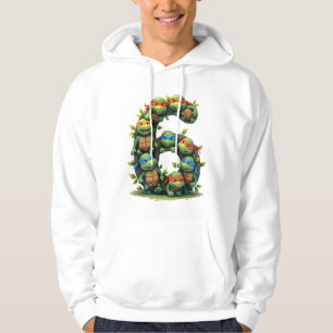 6th Birthday Sea Turtle Tortoise Theme Party 6 Yea Hoodie