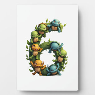 6th Birthday Sea Turtle Tortoise Theme Party 6 Yea Plaque