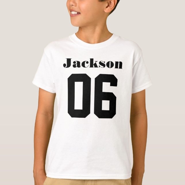6th Birthday Shirt | Custom Name (Front)