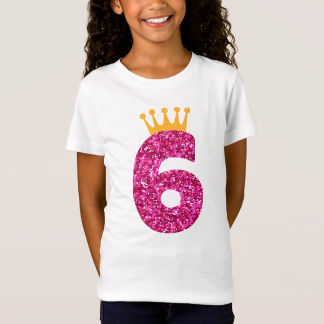 6th Birthday Shirt. Its My 6th Birthday 6 Year Old T-Shirt (Front)