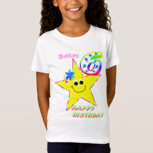 6th Birthday Stars Shirt