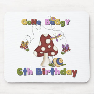 6th Bug Birthday Mouse Pad