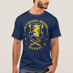 6th Cavalry Regiment Veteran w Cav Branch T-Shirt