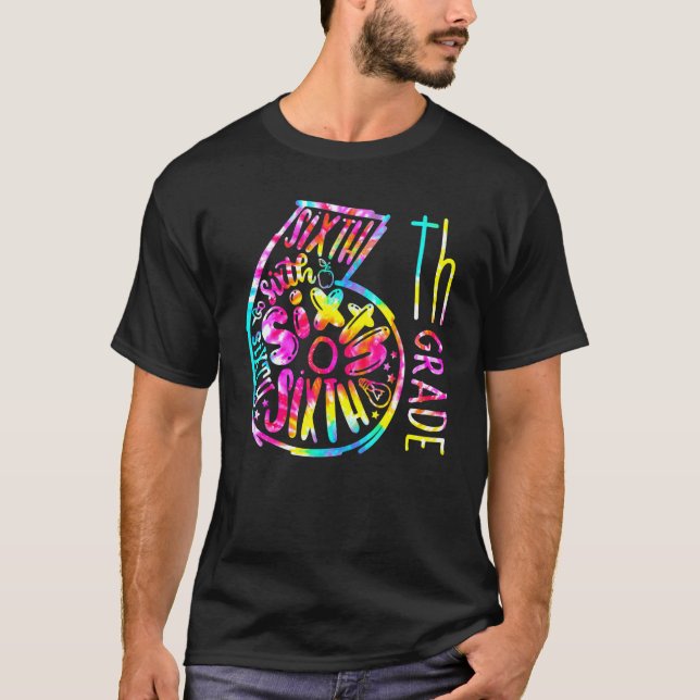 6th Grade Hello Sixth Grade Squad   Back To School T-Shirt (Front)