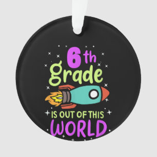 6th Grade Is Out Of This World Grader Rocket Costu Ornament