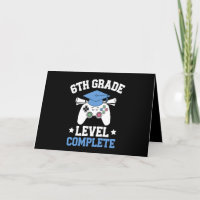 6th Grade Level Complete Gamer Gaming Graduation