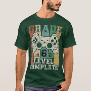 6th Grade Level Complete Graduation Her Him Vintag T-Shirt