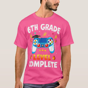 6th Grade Level Complete School Graduation Boys Vi T-Shirt