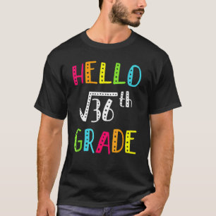 6th Grade Squad  Back To School Root Of 36 Math Te T-Shirt