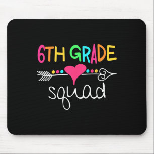 6th Grade Squad Sixth Teacher Student Team Back To Mouse Pad