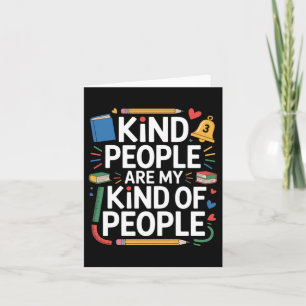 6th Grade Squad Teacher Kind People Are Kind Of Card