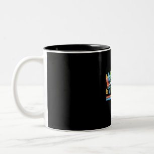 6th Grade Teacher Livin That 6th Grade Life Two-Tone Coffee Mug
