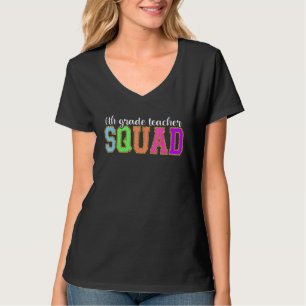 6th Grade Teacher Squad Back to School Worker Sup T-Shirt