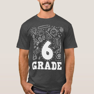 6th Grade Typography Team 6th Grade Back To School T-Shirt