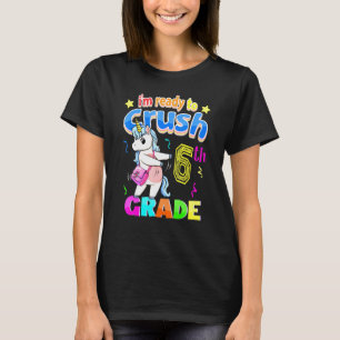 6th Grade Unicorn Back to School Girls T-Shirt