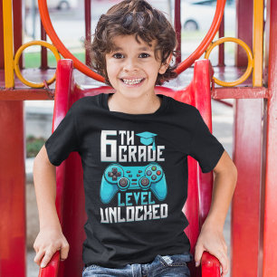 6th Grade Unlocked Gamer Graduation T-Shirt