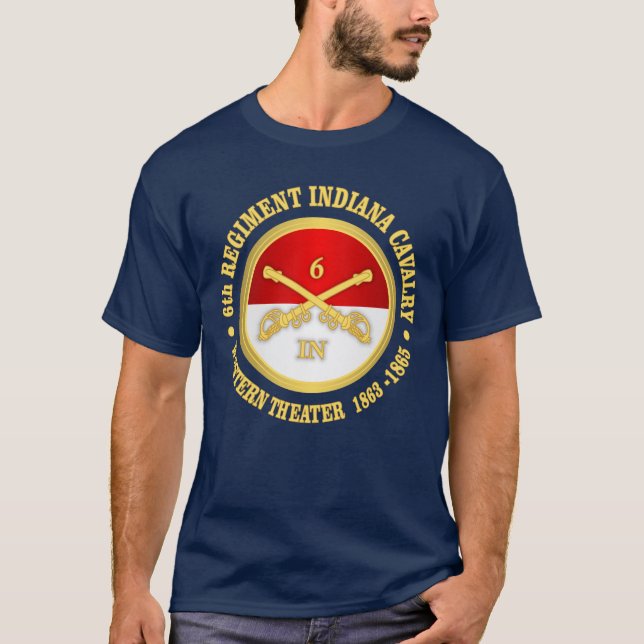 6th Indiana Cavalry T-Shirt (Front)