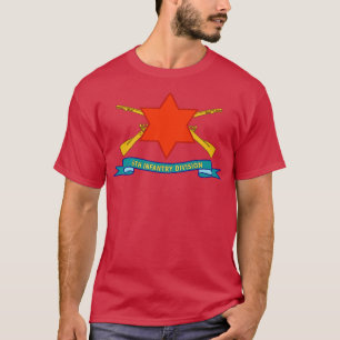 6th Infantry Division SSI w Br Ribbon X T-Shirt