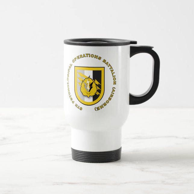 6th PsyOps Bn - Airborne Travel Mug (Right)