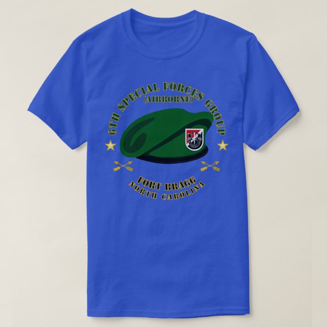 6th SFG Beret FBNC T-Shirt (Design Front)