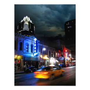 6th Street Downtown Austin Texas Photo Print