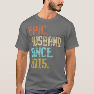 6th Wedding Anniversary For Him Epic Husband Since T-Shirt