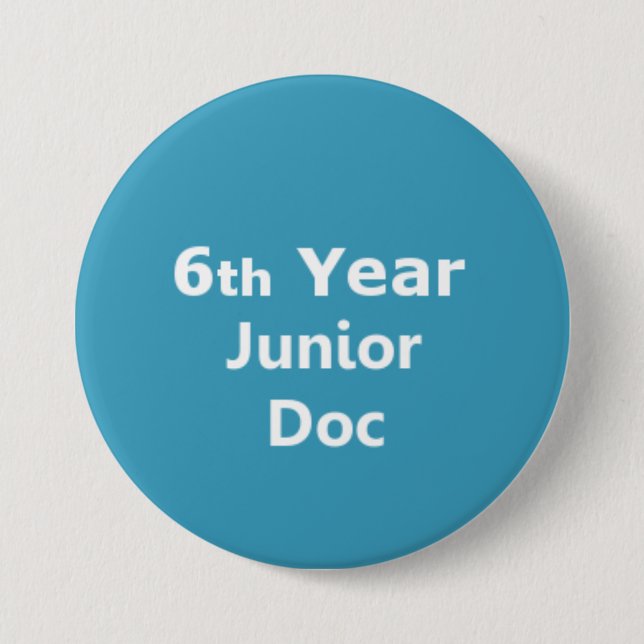6th Year Junior Doctor badge (Front)