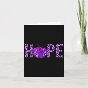 6yo8 Purple Ribbon Heimerheimer's Awareness Month Card
