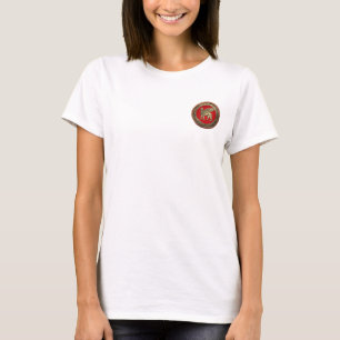 [700] Assyrian Winged Lion - Gold Lamassu T-Shirt