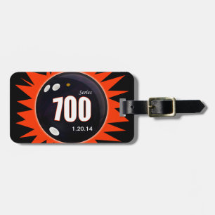 700 Bowling Series - Red Luggage Tag