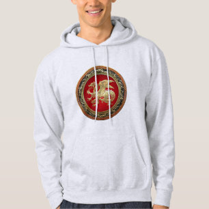 [700] Icelandic Dragon, Landvættir [Gold] Hoodie