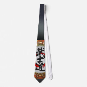 [700] Japanese Calligraphy - Bushido Tie