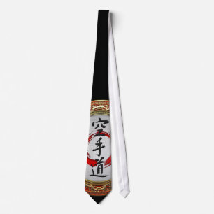 [700] Japanese calligraphy - Karate-do Tie