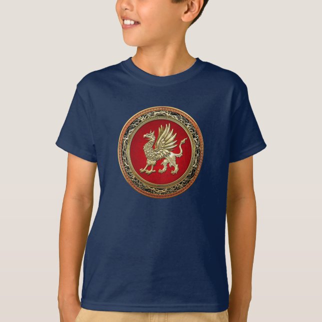 [700] Sacred Gold Griffin T-Shirt (Front)