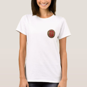 [700] Two Gold Ninurtas with Tree of Life T-Shirt
