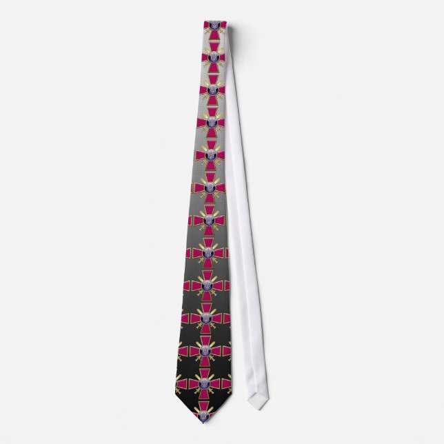 [700] Ukrainian Ground Forces Emblem Tie (Front)