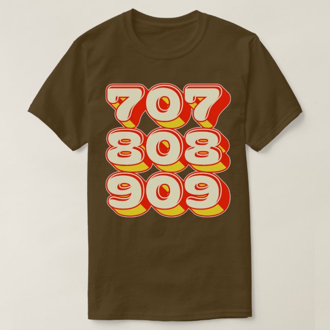 707 808 T-Shirt (Design Front)