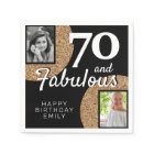 70 and Fabulous Gold Glitter 2 Photo 70th Birthday