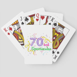 70 and Spectacular Playing Cards