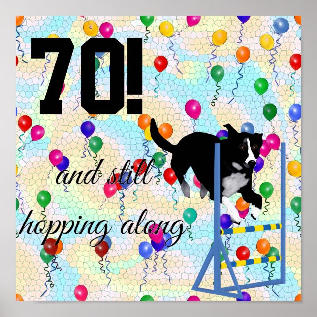70! and still hopping along poster (Front)