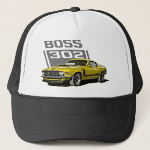 70 Boss 302 Yellow Trucker Hat